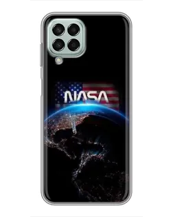 Чехол для Samsung Galaxy M33 (5G) (M336B) с картинкой «Земля из космоса NASA»