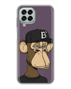 Чехол для Samsung Galaxy M33 (5G) (M336B) с картинкой «Bored Ape в кепке»