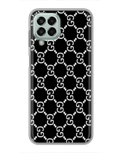 Чехол для Samsung Galaxy M33 (5G) (M336B) с картинкой «Gucci — сетчатый паттерн»