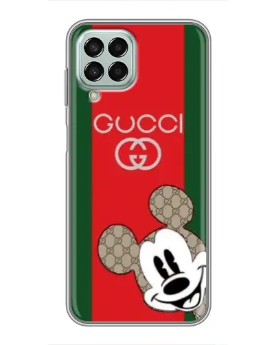 Чехол для Samsung Galaxy M33 (5G) (M336B) с картинкой «Gucci — полосы и Микки» Чехол для Samsung Galaxy M33 (5G) (M336B) с картинкой «Gucci — полосы и Микки»