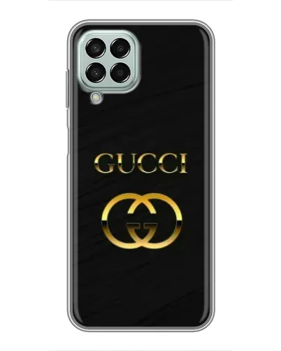 Чехол для Samsung Galaxy M33 (5G) (M336B) с картинкой «Золотой логотип Gucci» Чехол для Samsung Galaxy M33 (5G) (M336B) с картинкой «Золотой логотип Gucci»