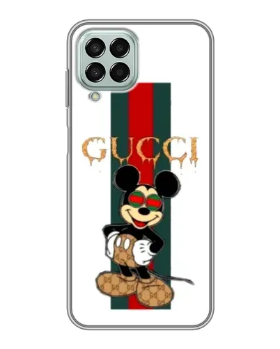 Чехол для Samsung Galaxy M33 (5G) (M336B) с картинкой «Микки Маус Gucci — полосы» Чехол для Samsung Galaxy M33 (5G) (M336B) с картинкой «Микки Маус Gucci — полосы»