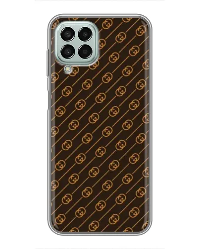 Чехол для Samsung Galaxy M33 (5G) (M336B) с картинкой «Gucci — золотые диагонали» Чехол для Samsung Galaxy M33 (5G) (M336B) с картинкой «Gucci — золотые диагонали»