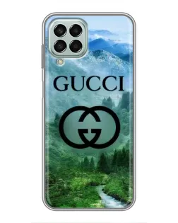 Чехол для Samsung Galaxy M33 (5G) (M336B) с картинкой «Gucci — горный пейзаж»