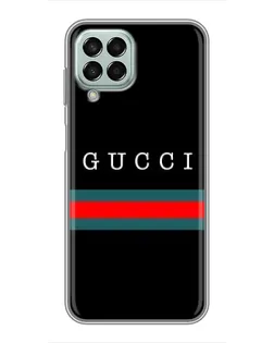 Чехол для Samsung Galaxy M33 (5G) (M336B) с картинкой «Gucci — красный пояс»