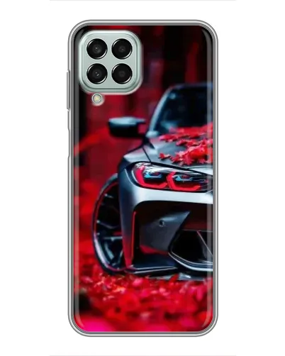 Чехол для Samsung Galaxy M33 (5G) (M336B) с картинкой «Спортивная BMW и цветы» Чехол для Samsung Galaxy M33 (5G) (M336B) с картинкой «Спортивная BMW и цветы»