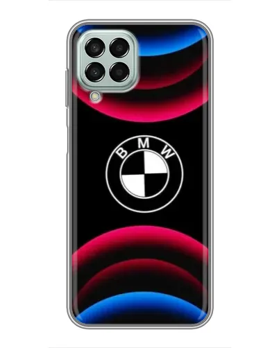 Чехол для Samsung Galaxy M33 (5G) (M336B) с картинкой «Логотип BMW и неоновые дуги» Чехол для Samsung Galaxy M33 (5G) (M336B) с картинкой «Логотип BMW и неоновые дуги»