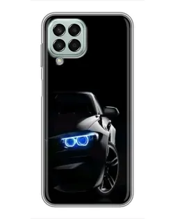 Чехол для Samsung Galaxy M33 (5G) (M336B) с картинкой «BMW — ночной взгляд»