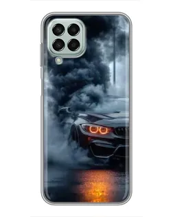 Чехол для Samsung Galaxy M33 (5G) (M336B) с картинкой «BMW M-Power — абстракция»