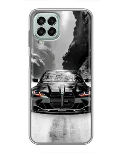 Чехол для Samsung Galaxy M33 (5G) (M336B) с картинкой «BMW — акварельный дрифт»