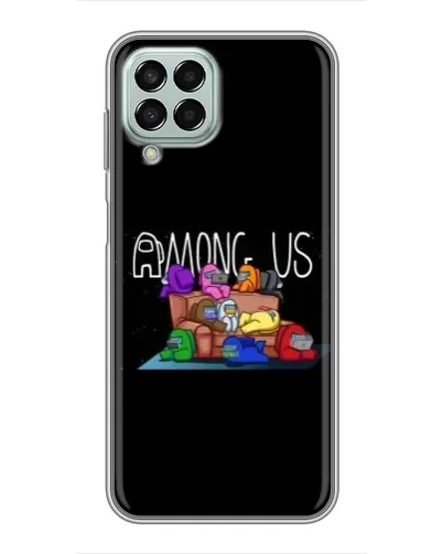 Чехол для Samsung Galaxy M33 (5G) (M336B) с картинкой «Логотип Among Us»