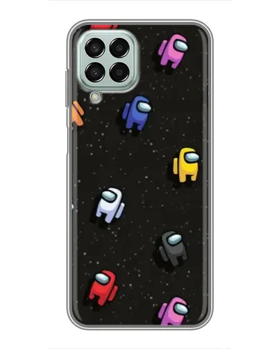 Чехол для Samsung Galaxy M33 (5G) (M336B) с картинкой «Космический паттерн Among Us»