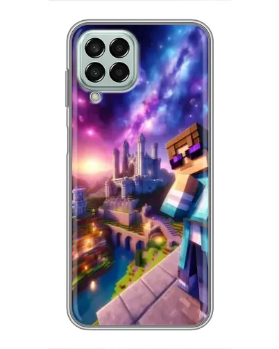 Чехол для Samsung Galaxy M33 (5G) (M336B) с картинкой «Стив и космос» Чехол для Samsung Galaxy M33 (5G) (M336B) с картинкой «Стив и космос»