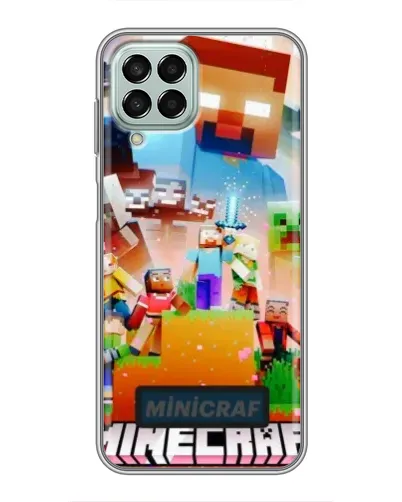 Чехол для Samsung Galaxy M33 (5G) (M336B) с картинкой «Minecraft герои игры» Чехол для Samsung Galaxy M33 (5G) (M336B) с картинкой «Minecraft герои игры»