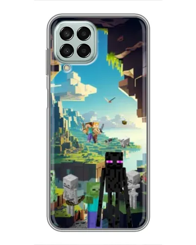 Чехол для Samsung Galaxy M33 (5G) (M336B) с картинкой «Эндермен в лесу» Чехол для Samsung Galaxy M33 (5G) (M336B) с картинкой «Эндермен в лесу»