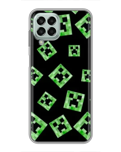 Чехол для Samsung Galaxy M33 (5G) (M336B) с картинкой «Паттерн с криперами» Чехол для Samsung Galaxy M33 (5G) (M336B) с картинкой «Паттерн с криперами»