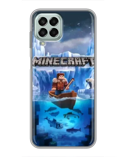 Чехол для Samsung Galaxy M33 (5G) (M336B) с картинкой «Minecraft ледяной мир» Чехол для Samsung Galaxy M33 (5G) (M336B) с картинкой «Minecraft ледяной мир»