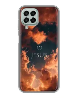 Чехол для Samsung Galaxy M33 (5G) (M336B) с картинкой «Сияние Имени Jesus»
