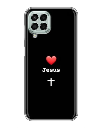 Чехол для Samsung Galaxy M33 (5G) (M336B) с картинкой «Сердце - Jesus»
