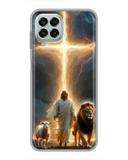 Чехол для Samsung Galaxy M33 (5G) (M336B) с картинкой «Лев Иуды и Свет»