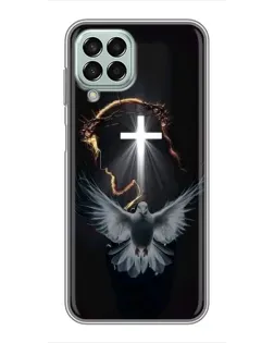 Чехол для Samsung Galaxy M33 (5G) (M336B) с картинкой «Голубь и Свет»