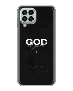Чехол для Samsung Galaxy M33 (5G) (M336B) с картинкой «GOD — Бог над всем»