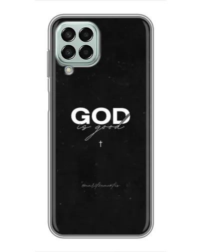 Чехол для Samsung Galaxy M33 (5G) (M336B) с картинкой «GOD — Бог над всем»