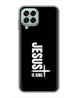 Чехол для Samsung Galaxy M33 (5G) (M336B) с картинкой «Вертикаль веры Jesus»
