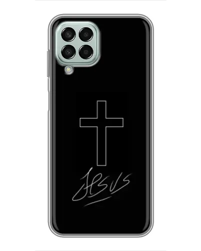 Чехол для Samsung Galaxy M33 (5G) (M336B) с картинкой «Графический крест Jesus» Чехол для Samsung Galaxy M33 (5G) (M336B) с картинкой «Графический крест Jesus»