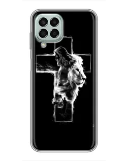 Чехол для Samsung Galaxy M33 (5G) (M336B) с картинкой «Сияющий крест Jesus»