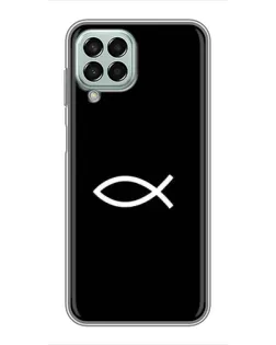 Чехол для Samsung Galaxy M33 (5G) (M336B) с картинкой «Символ рыбы Jesus»