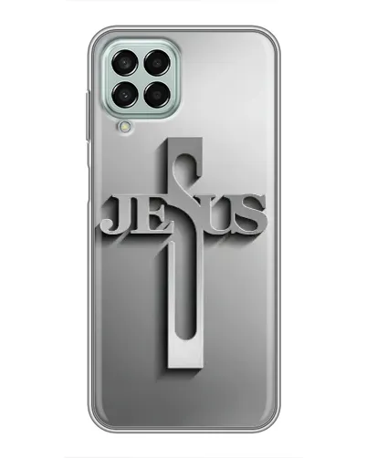 Чехол для Samsung Galaxy M33 (5G) (M336B) с картинкой «Металлический крест Jesus» Чехол для Samsung Galaxy M33 (5G) (M336B) с картинкой «Металлический крест Jesus»