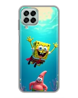 Чехол для Samsung Galaxy M33 (5G) (M336B) с картинкой «Спанч Боб под водой»