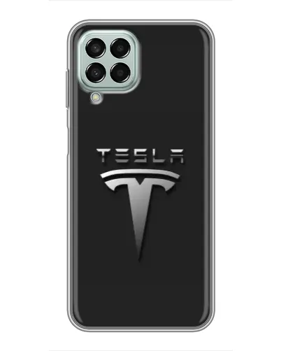 Чехол для Samsung Galaxy M33 (5G) (M336B) с картинкой «Стальной логотип Tesla» Чехол для Samsung Galaxy M33 (5G) (M336B) с картинкой «Стальной логотип Tesla»