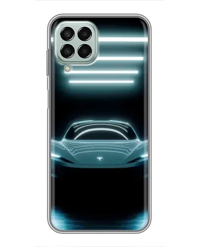 Чехол для Samsung Galaxy M33 (5G) (M336B) с картинкой «Tesla в неоне» Чехол для Samsung Galaxy M33 (5G) (M336B) с картинкой «Tesla в неоне»