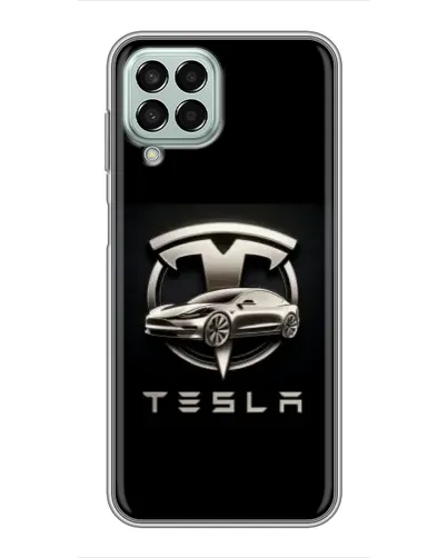 Чехол для Samsung Galaxy M33 (5G) (M336B) с картинкой «Tesla — серебристое авто» Чехол для Samsung Galaxy M33 (5G) (M336B) с картинкой «Tesla — серебристое авто»
