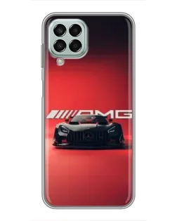Чехол для Samsung Galaxy M33 (5G) (M336B) с картинкой «Mercedes AMG — красная линия»