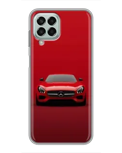 Чехол для Samsung Galaxy M33 (5G) (M336B) с картинкой «Красный Mercedes AMG»