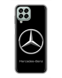Чехол для Samsung Galaxy M33 (5G) (M336B) с картинкой «Mercedes Silver Logo»