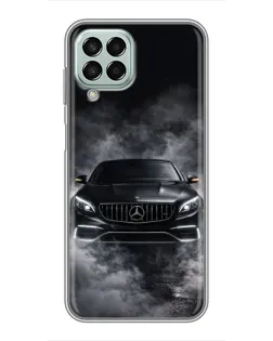 Чехол для Samsung Galaxy M33 (5G) (M336B) с картинкой «Mercedes в дыму»