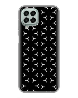 Чехол для Samsung Galaxy M33 (5G) (M336B) с картинкой «Mercedes паттерн звезд»