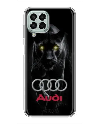Чехол для Samsung Galaxy M33 (5G) (M336B) с картинкой «Пантера и Audi» Чехол для Samsung Galaxy M33 (5G) (M336B) с картинкой «Пантера и Audi»