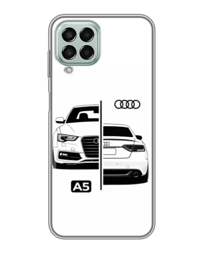 Чехол для Samsung Galaxy M33 (5G) (M336B) с картинкой «Audi — контрастный дизайн» Чехол для Samsung Galaxy M33 (5G) (M336B) с картинкой «Audi — контрастный дизайн»