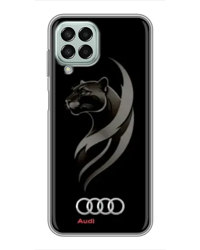 Чехол для Samsung Galaxy M33 (5G) (M336B) с картинкой «Графика — пантера и Audi» Чехол для Samsung Galaxy M33 (5G) (M336B) с картинкой «Графика — пантера и Audi»