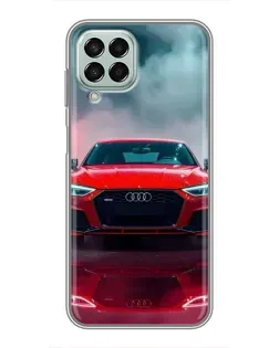 Чехол для Samsung Galaxy M33 (5G) (M336B) с картинкой «Audi RS — красный стиль»