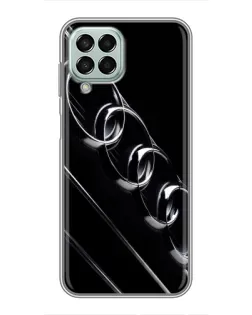 Чехол для Samsung Galaxy M33 (5G) (M336B) с картинкой «Audi — абстрактные кольца»