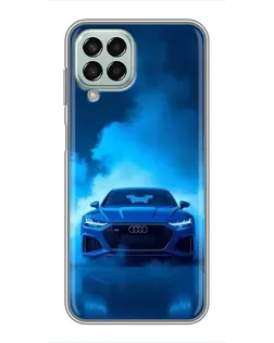 Чехол для Samsung Galaxy M33 (5G) (M336B) с картинкой «Audi — голубая энергия»