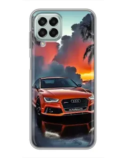 Чехол для Samsung Galaxy M33 (5G) (M336B) с картинкой «Audi — закат»