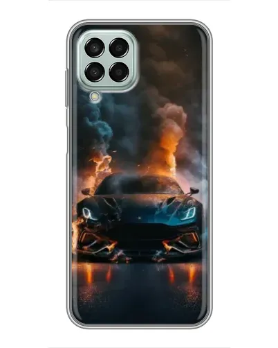 Чехол для Samsung Galaxy M33 (5G) (M336B) с картинкой «Lamborghini дымная эстетика»