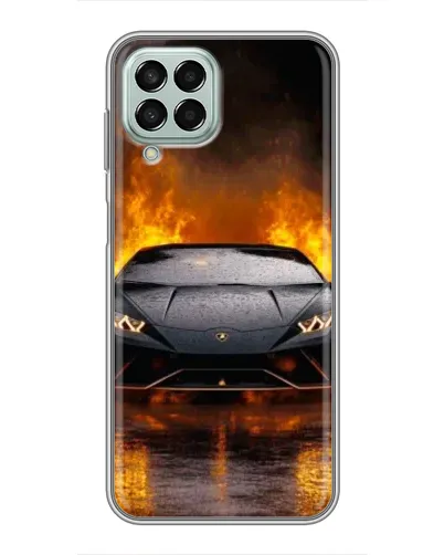 Чехол для Samsung Galaxy M33 (5G) (M336B) с картинкой «Lamborghini в огне»